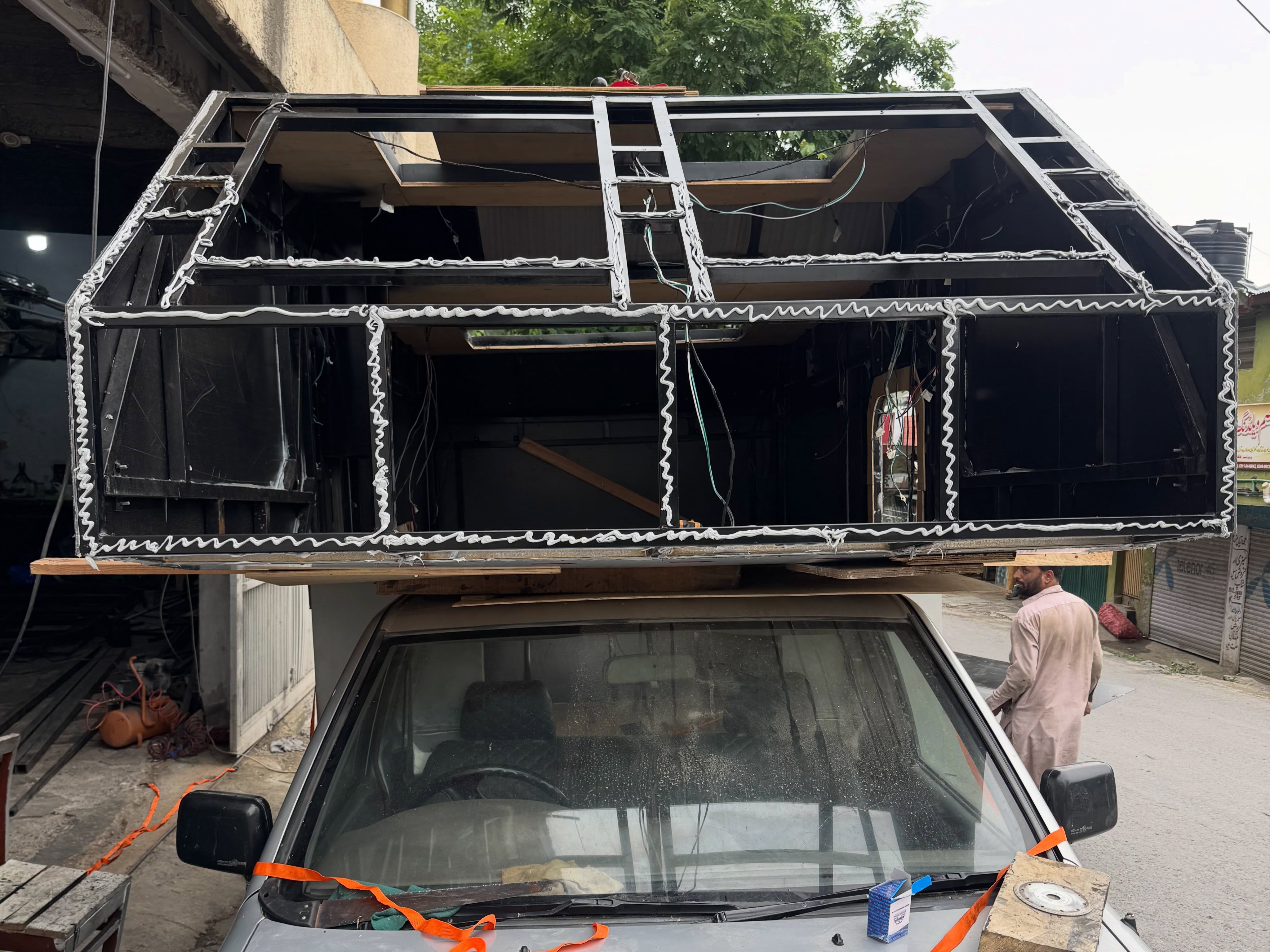 Isuzu Camper Side Awning & Base Camp
